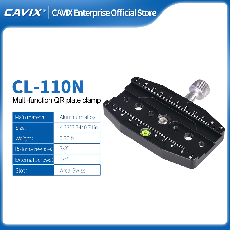 CL-110N CAVIX Arca Swiss Sliding Clamp